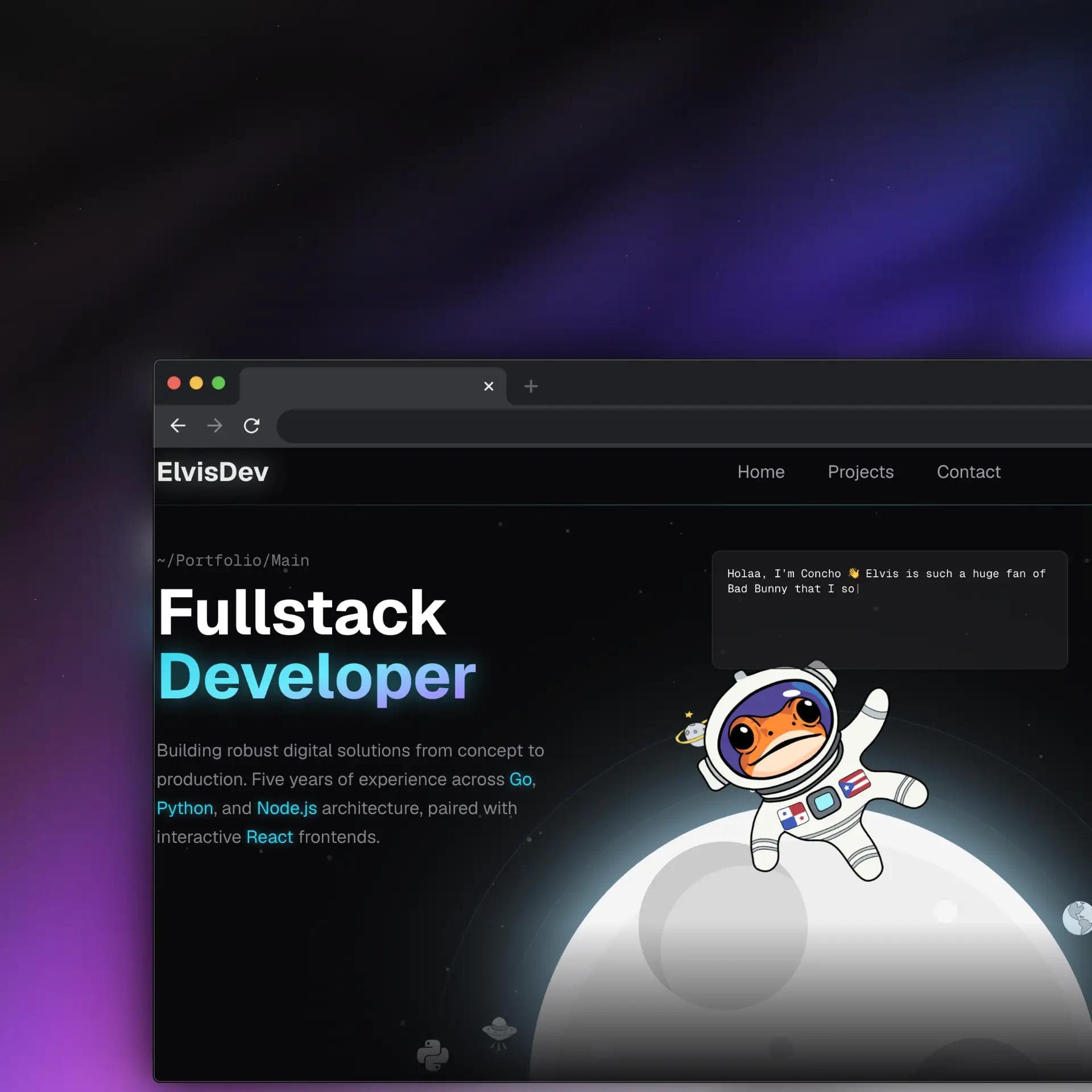 Next.js Portfolio Preview